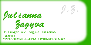 julianna zagyva business card